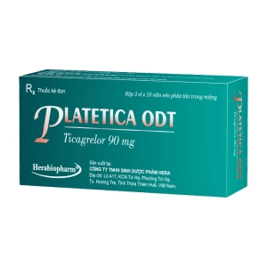 Platetica ODT Herabiopharm 3 vỉ x 10 viên (Ticagrelor)