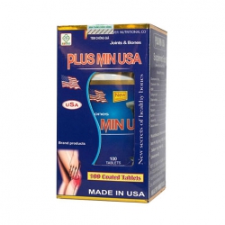 Plus Min USA giúp xương khớp khỏe mạnh, Hộp 100 viên