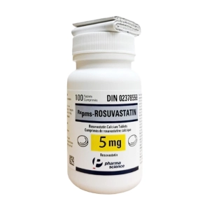 Pms-Rosuvastatin 5mg Pharmascience 100 viên (Rosuvastatin)