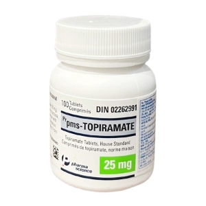 PMS-Topiramate 25mg Pharma Science 100 viên (Topiramate)