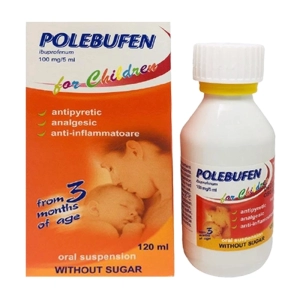 Polebufen 100mg/5ml Polpharma 120ml (Ibuprofen)