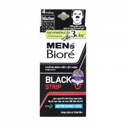 Pore Pack Black Strip Refreshing Cool Biore 4 miếng ( than hoạt tính) Pore Pack Black Strip Refreshing Cool Biore 4 miếng ( than hoạt tính)