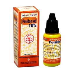 Povidon iod 10% khử khuẩn và sát khuẩn vết thương Povidon iod 10% khử khuẩn và sát khuẩn vết thương