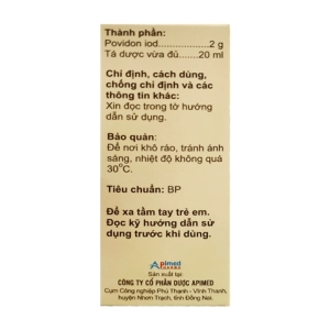 Povidone-Api 10% Apimed 20ml