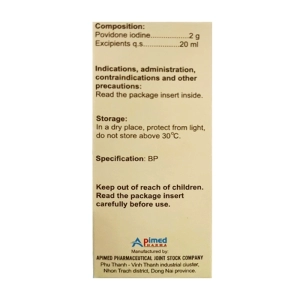 Povidone-Api 10% Apimed 20ml