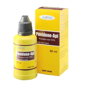 Povidone-Api 10% Apimed chai 90ml (Povidon Iodin)