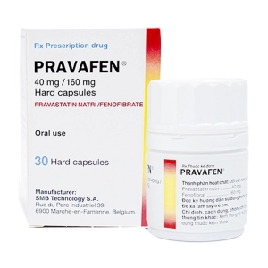 Pravafen Hyphens 30 viên (Pravastatin + Fenofibrat)