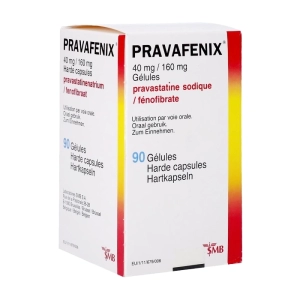 Pravafenix 40mg/160mg SMB Technology 90 viên (Pravastatin + Fenofibrate)
