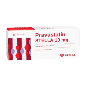 Pravastatin Stella 10mg 10 vỉ x 10 viên (Pravastatin sodium)