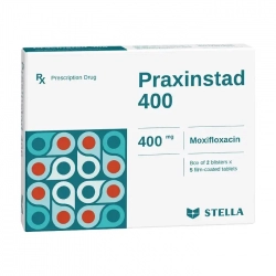 Praxinstad 400 Stellapharm 2 vỉ x 5 viên