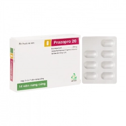 Prazopro 20mg TV.Pharma, 2 vỉ x 7 viên