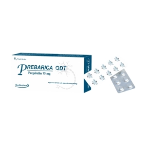 Prebarica ODT 75mg Herabiopharm 3 vỉ x 10 viên (Pregabalin)