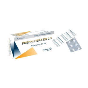 Predni Hera DR 2.5 Herabiopharm 3 vỉ x 10 viên (Prednisolone)