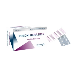 Predni Hera DR 5 Herabiopharm 10 vỉ x 10 viên (Prednisolone)