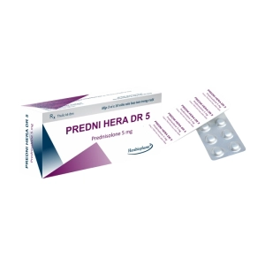 Predni Hera DR 5 Herabiopharm 3 vỉ x 10 viên (Prednisolone)