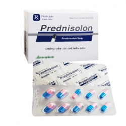 Prednisolon Caps 5mg Vacopharm 10 vỉ x 10 viên - Thuốc kháng viêm Prednisolon Caps 5mg Vacopharm 10 vỉ x 10 viên - Thuốc kháng viêm