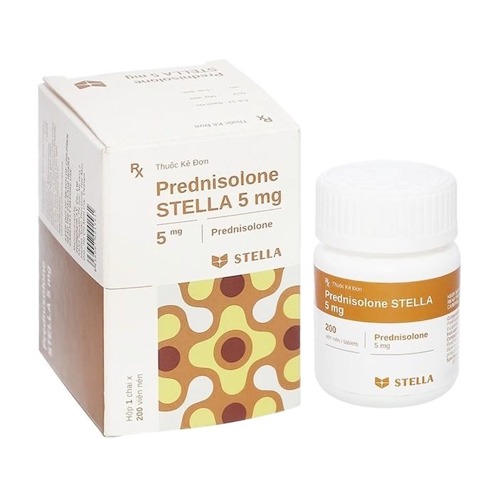 Prednisolone Stella 5mg 200 viên