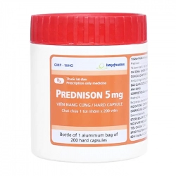 Prednison 5mg Imexpharm, 200 viên Capsules
