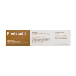 Predstad 5 Stellapharm 3 vỉ x 10 viên Predstad 5 Stellapharm 3 vỉ x 10 viên