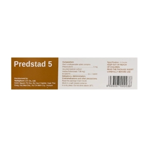 Predstad 5 Stellapharm 3 vỉ x 10 viên Predstad 5 Stellapharm 3 vỉ x 10 viên