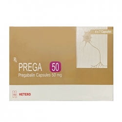 Prega 50 Hetero Drugs 4 vỉ x 7 viên