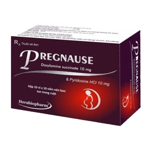 Pregnause Herabiopharm 10 vỉ x 10 viên (Doxylamine + Pyridoxine)