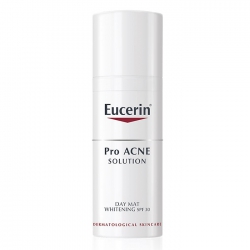 Kem dưỡng trắng, chống nắng cho da mụn Eucerin Pro Acne Solution Day Mat Whitening SPF 30 50ml