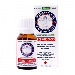 Probiotic Drops Bioamicus 10ml - Nhỏ giọt bổ sung lợi khuẩn cho trẻ Probiotic Drops Bioamicus 10ml - Nhỏ giọt bổ sung lợi khuẩn cho trẻ