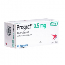 Prograf 0.5mg Astellas 5 vỉ x 10 viên Prograf 0.5mg Astellas 5 vỉ x 10 viên