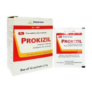 Prokizil 250mg Imexpharm 10 gói x 2g (Cefprozil monohydrat)