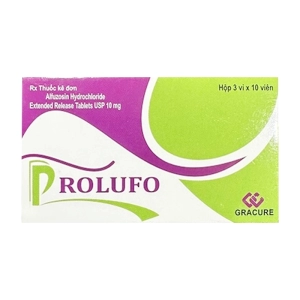 Prolufo 10mg Gracure 3 vỉ x 10 viên (Alfuzosin)