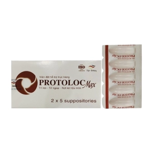 Protoloc Max 2 vỉ x 5 viên - Viên đặt trực tràng