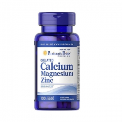 Viên uống Puritan's Pride Chelated Calcium Magnesium Zinc bổ sung kẽm Viên uống Puritan's Pride Chelated Calcium Magnesium Zinc bổ sung kẽm
