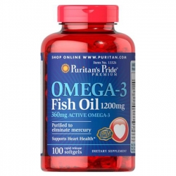 Viên uống Puritan's Pride Omega-3 Fish Oil 1200mg Viên uống Puritan's Pride Omega-3 Fish Oil 1200mg
