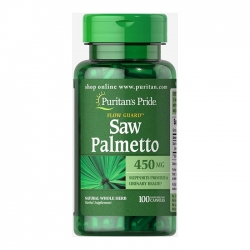 Puritan’s Pride Saw Palmetto 450mg, Chai 100 viên