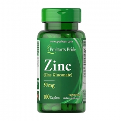 Puritan’s Pride Zinc 50mg, Hộp 100 viên - Viên uống bổ sung kẽm
