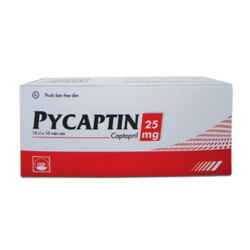 Pycaptin 25mg Pymepharco 10 vỉ x 10 viên – Thuốc huyết áp Pycaptin 25mg Pymepharco 10 vỉ x 10 viên – Thuốc huyết áp