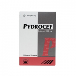 Pydrocef 500mg PMP 10 vỉ x 10 viên - Thuốc kháng sinh