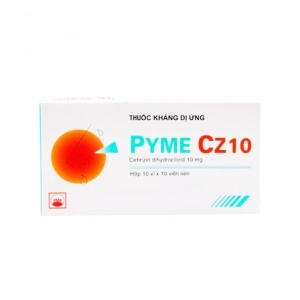 Pyme CZ10 PMP 10 vỉ x 10 viên nén Pyme CZ10 PMP 10 vỉ x 10 viên nén