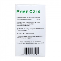 Pyme CZ10 10mg PMP 10 vỉ x 10 viên Pyme CZ10 10mg PMP 10 vỉ x 10 viên