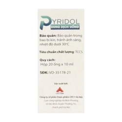 Pyridol CPC1 Hà Nội 20 ống x 10ml Pyridol CPC1 Hà Nội 20 ống x 10ml