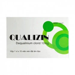 Qualizin 10mg, 1 vỉ x 10 viên - Thuốc đặt phụ khoa Qualizin 10mg, 1 vỉ x 10 viên - Thuốc đặt phụ khoa