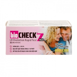 Que thử rụng trứng Biocheck, Hộp 7 Que Que thử rụng trứng Biocheck, Hộp 7 Que