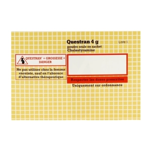 Questran 4g Chepla Pharm 50 gói x 4g Questran 4g Chepla Pharm 50 gói x 4g