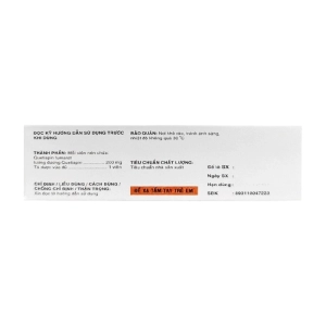 Quetiapin 200mg Davipharm 4 vỉ x 7 viên (Quetiapine - Queitoz-200)