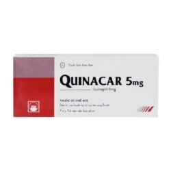 Quinacar 5mg Pymepharco 7 vỉ x 14 viên Quinacar 5mg Pymepharco 7 vỉ x 14 viên