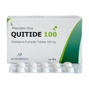 Quitide 100 Aurobindo 3 vỉ x 10 viên (Quetiapine)