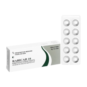 Rabicad 10 Cadila Pharmaceuticals 1 vỉ x 10 viên Rabicad 10 Cadila Pharmaceuticals 1 vỉ x 10 viên