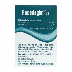 Racedagim 30 Agimexpharm 25 gói x 3g