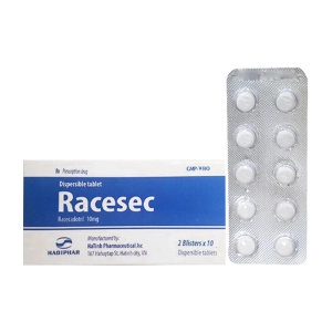 Racesec 10mg Hadiphar 2 vỉ x 10 viên (Racecadotril)